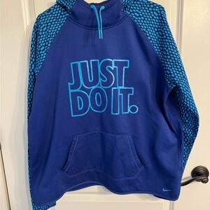 Nike Therma-Fit Blue Hoodie
